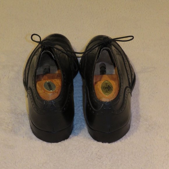 Alden 903 Black Calfskin Leather Wing Tip Balmoral Oxford Size 7 E/EEE main image 4